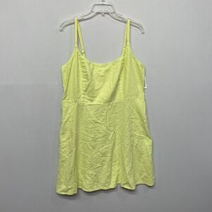 NWT Old Navy Women Sleeveless Cami Mini Dress Size XL X-Large Linen M231 -7
